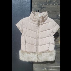 Mayoral cream puffer vest